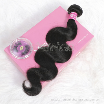 Unprocessed Indian Human Hair Double Weft Body Wave Bundles Wavy Indian Hair Double Weft Bundle Extensions Vendor Wholesale